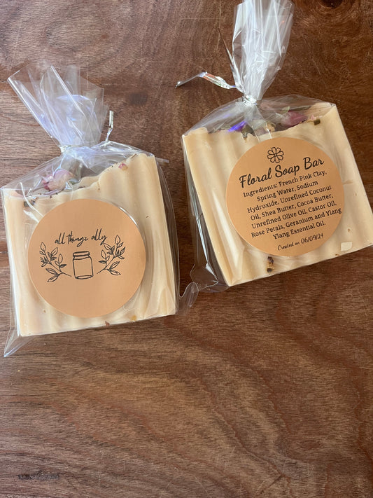 Floral Soap Bar