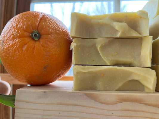 Orange Plant-Based Soap Bar